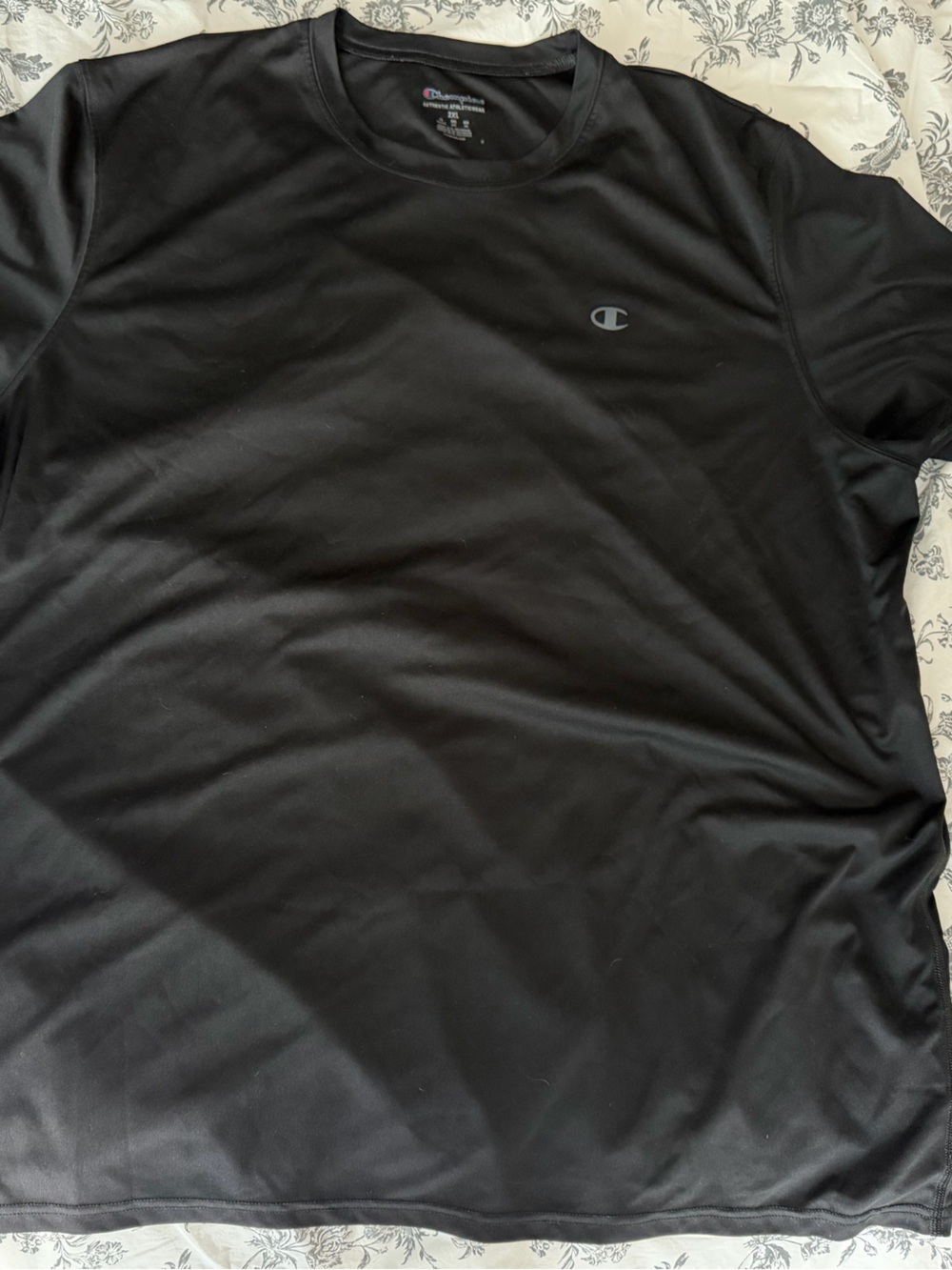 Champion Black Short Sleeve Performance Tee